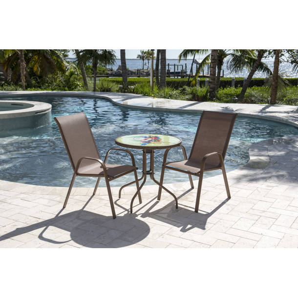 Panama Jack Café Rectangular 6 Person Outdoor Dining Set & Reviews